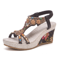 Talia Medallion Wedge