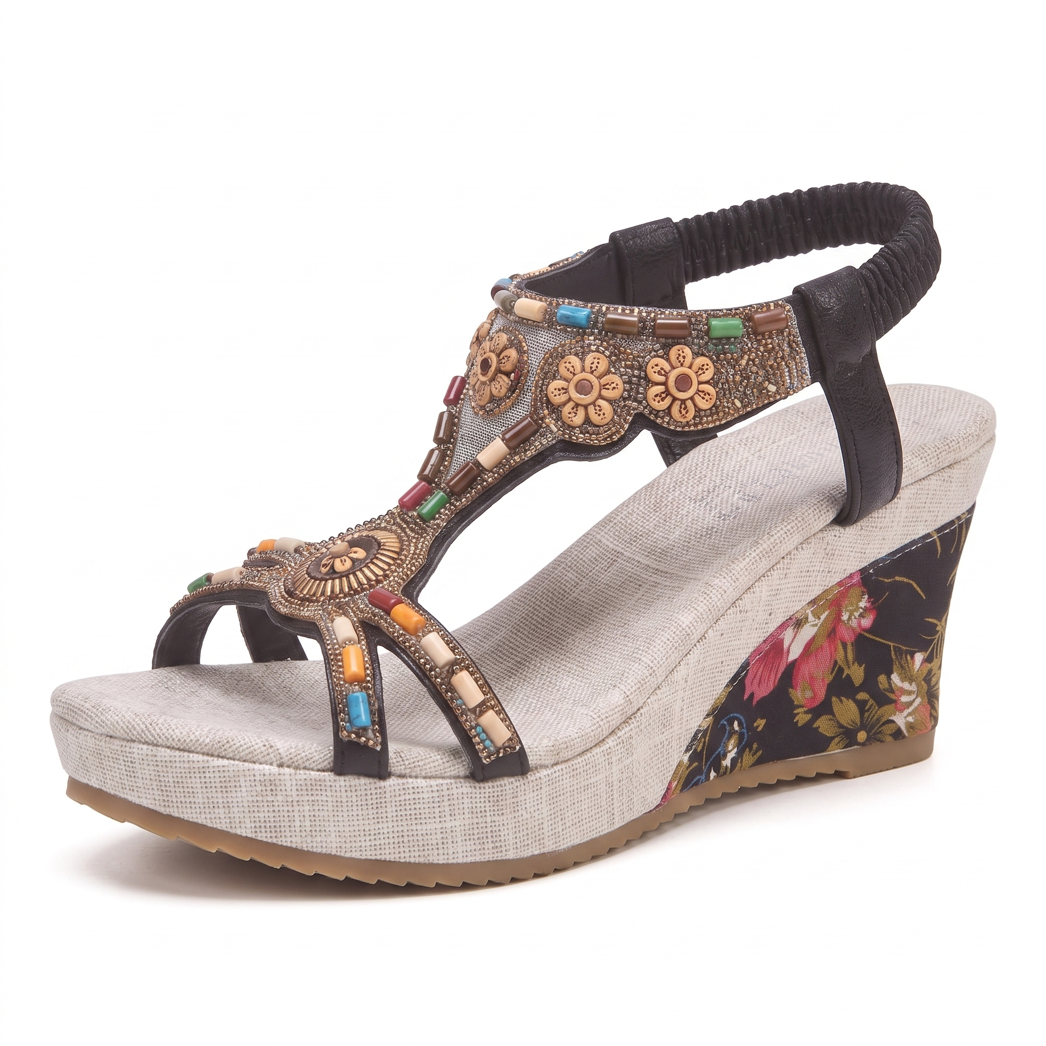 Talia Medallion Wedge