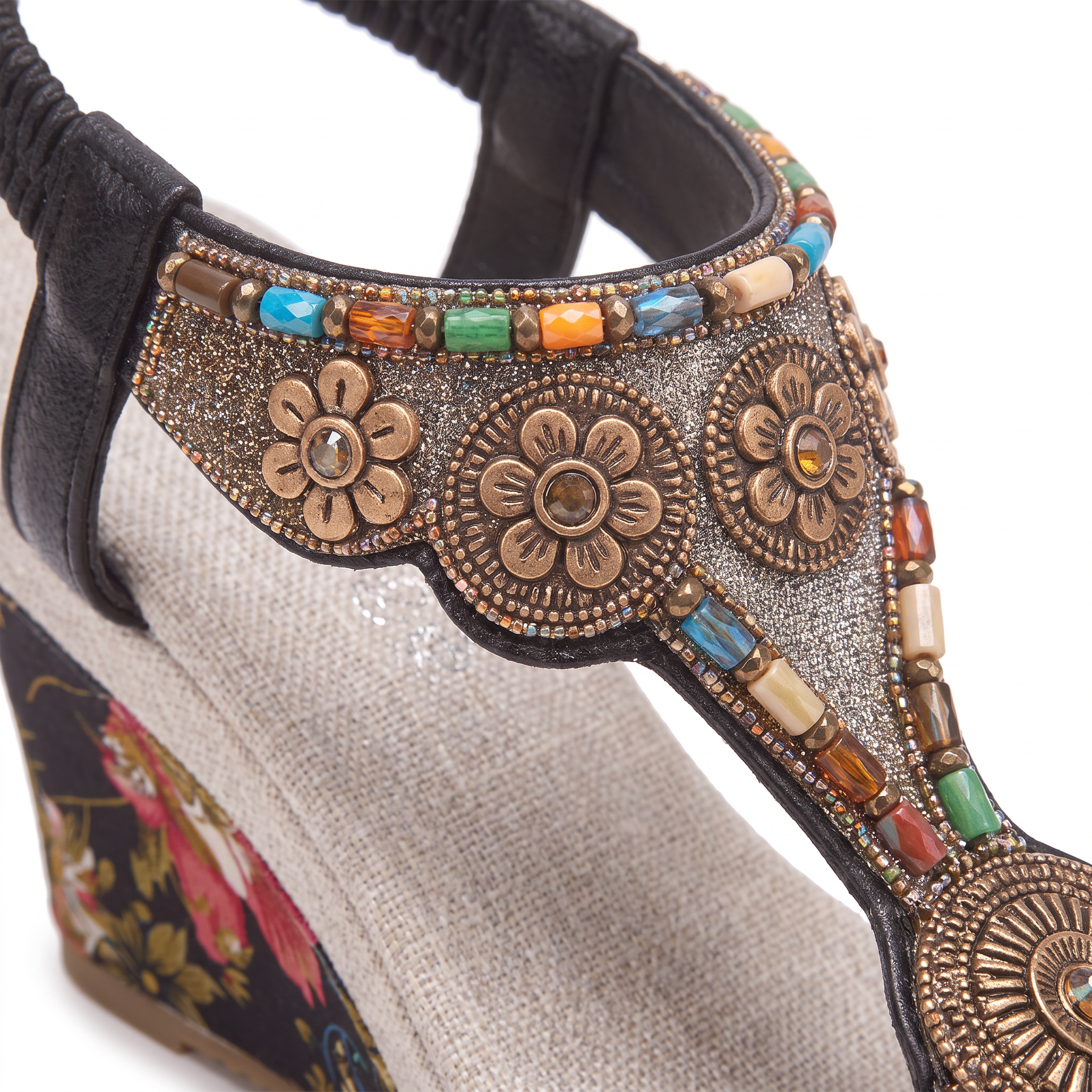 Talia Medallion Wedge