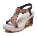 Talia Medallion Wedge
