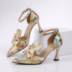 Vale Floral Heel