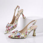 Avery Floral Slingback