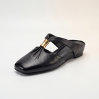 Cleo Gold Bar Mule