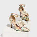 Vale Floral Heel