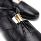 Cleo Gold Bar Mule