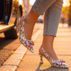 Avery Floral Slingback