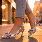 Avery Floral Slingback