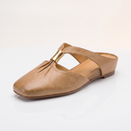 Cleo Gold Bar Mule