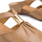 Cleo Gold Bar Mule