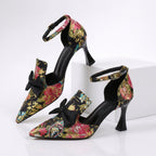 Vale Floral Heel