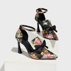Vale Floral Heel