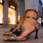 Vale Floral Heel