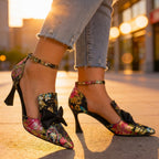 Vale Floral Heel
