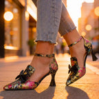 Vale Floral Heel