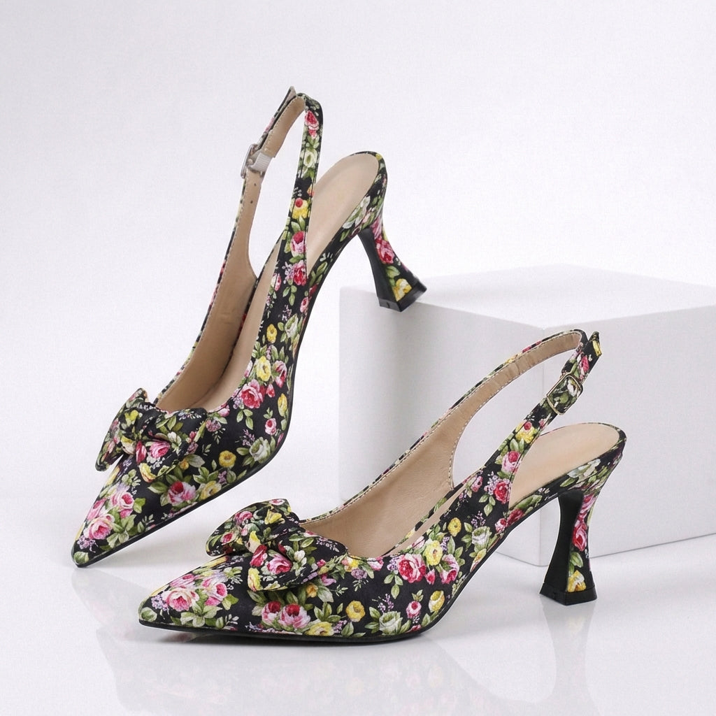 Avery Floral Slingback