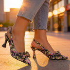 Avery Floral Slingback