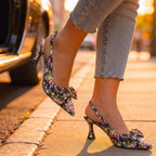 Avery Floral Slingback