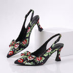 Avery Floral Slingback