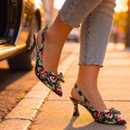 Avery Floral Slingback