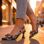 Avery Floral Slingback