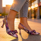 Avery Floral Slingback